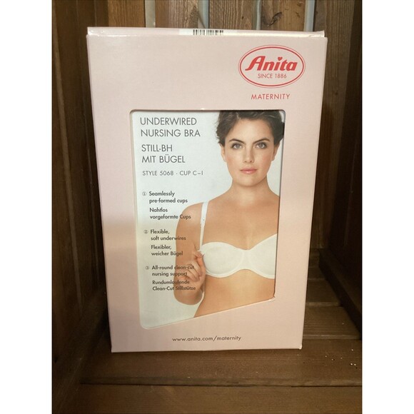 Anita Maternity Basic Nursing Bra 5068 Underwired Supportive Maternitywear 36F - Picture 2 of 16